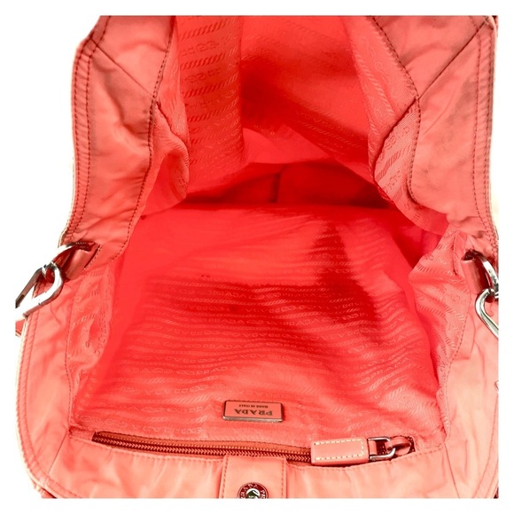 Prada Prada Nylon Tessuto Logo Tote Bag Canvas Tote Bag - Picture 9 of 10